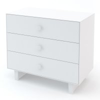 Commode Merlin Rhea 3 tiroirs - Blanc